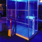 8x7x4.5 Ft Booth with 10 Nozzles sprayers, stainless steel pipes body structure  and Aluminum/glass body, infrared-thermomter, Hand dispenser #2,100,000
Note: 10 Nozzles.